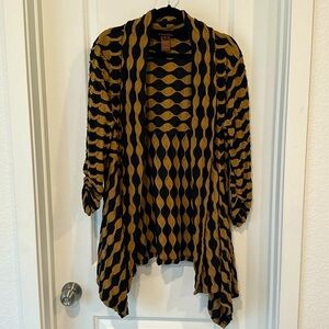 Ladies asymmetrical cover jacket